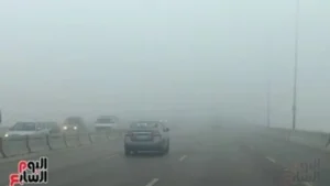 انخفاض درجات الحرارة إلى 15 درجة وصحوة شبورة كثيفة تؤثر على حركة المرور في القاهرة غدًا